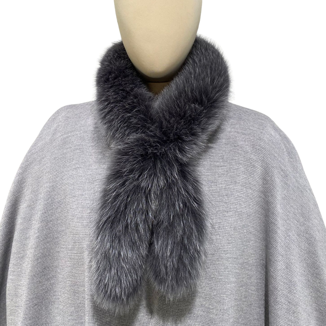 SHORT FOX FUR SCARF