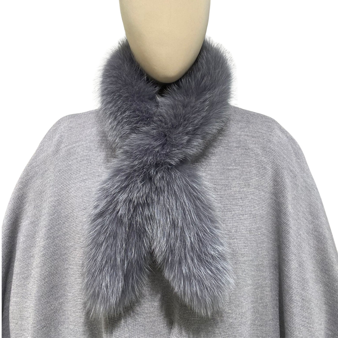 SHORT FOX FUR SCARF