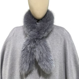 SHORT FOX FUR SCARF