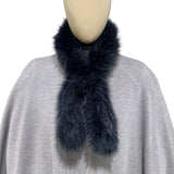 SHORT FOX FUR SCARF