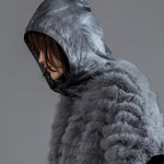 reversible fox fur poncho is a fun, relaxed piece, perfect for the ski slopes or Winter walks. The poncho’s windproof material and luxurious fur will keep you warm and cozy.