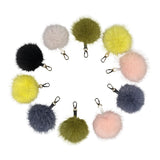 Fur bag charm