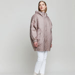 Gemmi reversible women's fox fur coat in an contemporary, oversized design