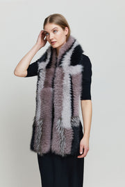 Gemmi luxury fox fur scarf