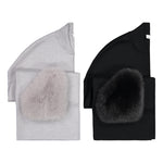 2 knitted classical merino vests with large pockets 