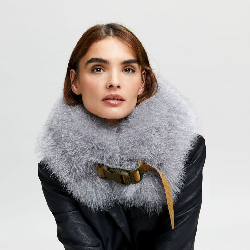 Fox fur collar Designed by Sarianna Niskala for Gemmi