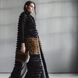 Women's fox fur vest