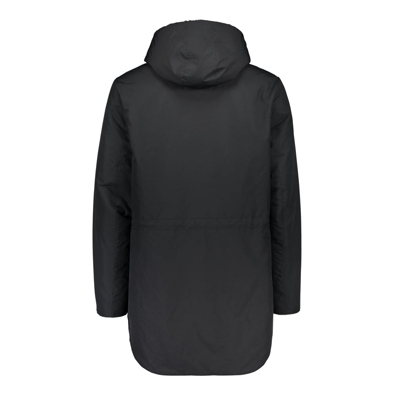 Gemmi men's fur parka, designed to cover a standard suit jacket 