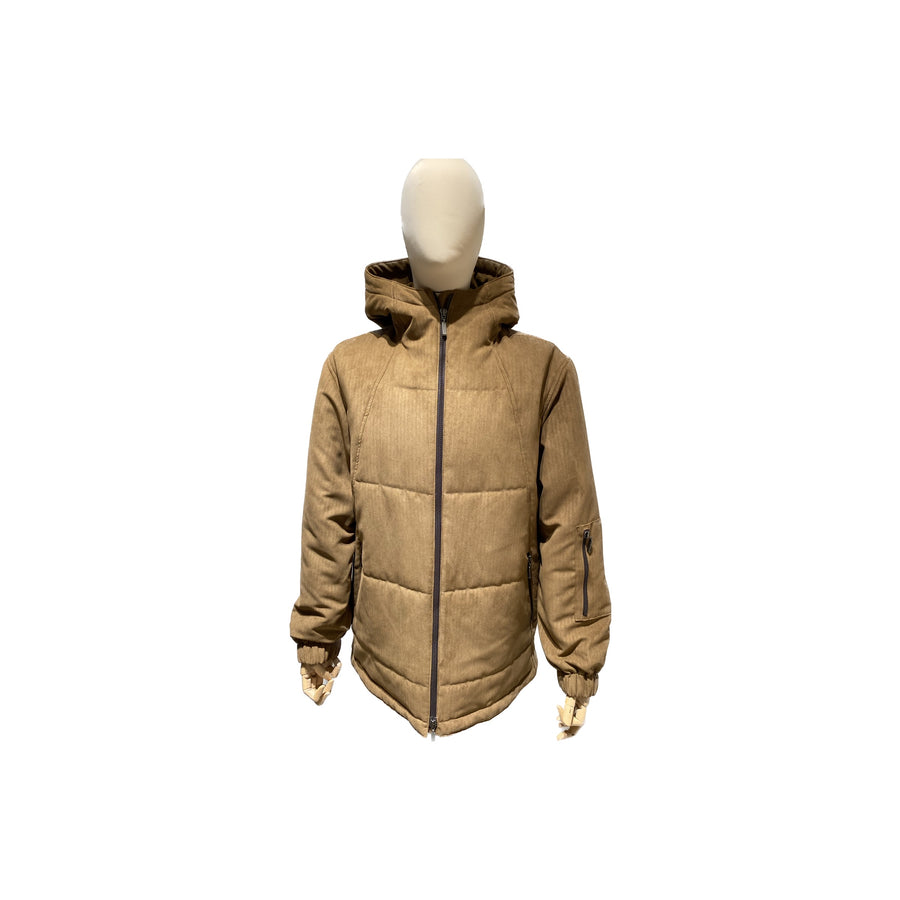 light puffer coat for men Zipper closing and pockets with zipper 